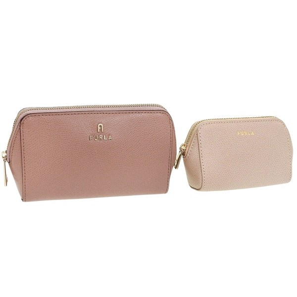 フルラ コスメポーチ 化粧ポーチ レディース アウトレット ピンク カメリア FURLA CAMELIA M COSMETIC CASE SET WE00453ARE0003391S