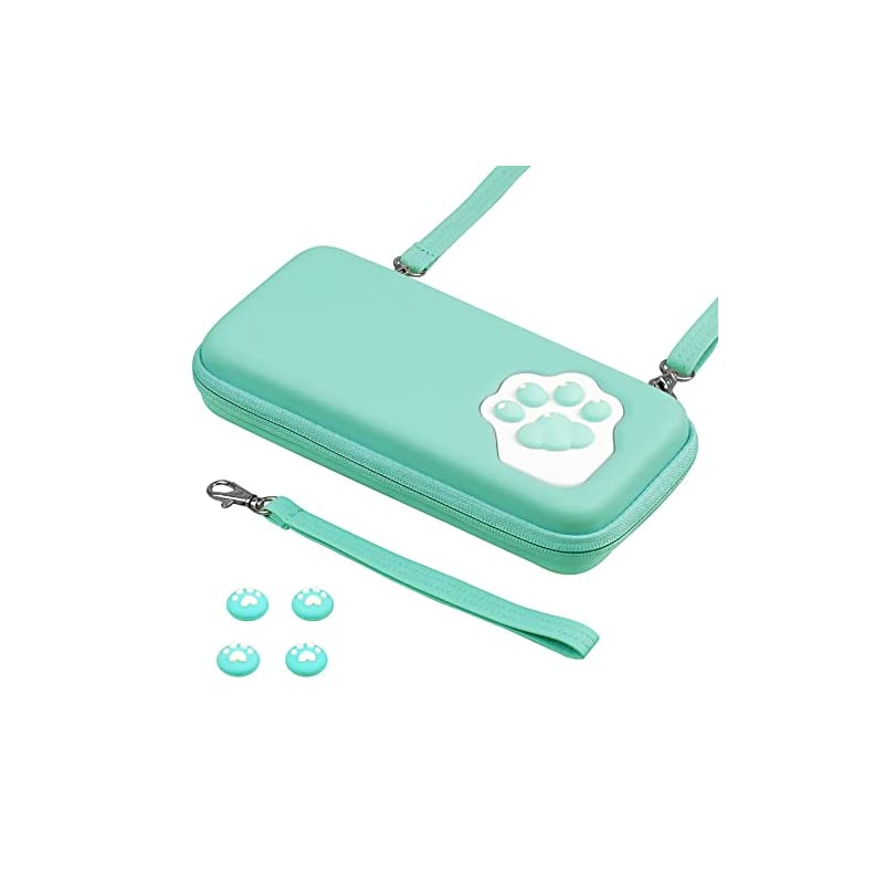 Switch有機elモデル対応ケース ゲームカード10枚/Joy-Con/ケーブル＆イヤホンなど収納