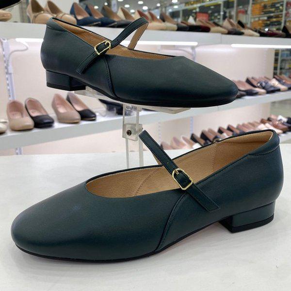 女性フラットメリージェーンシューズPFEFQH787GR HSIT1A GN