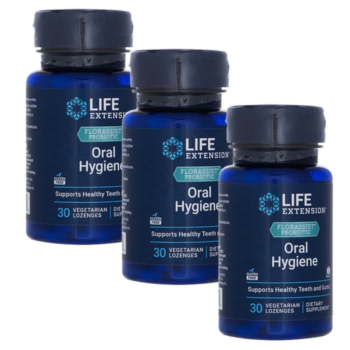 ライフエクステンション オーラルハイジーン30錠 3本 海外発送便商品