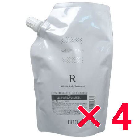 ナンバースリー 003/ミュリアム クリスタル/ミュリアム 薬用スカルプ トリートメント R 500g (詰替用)【4個セット】