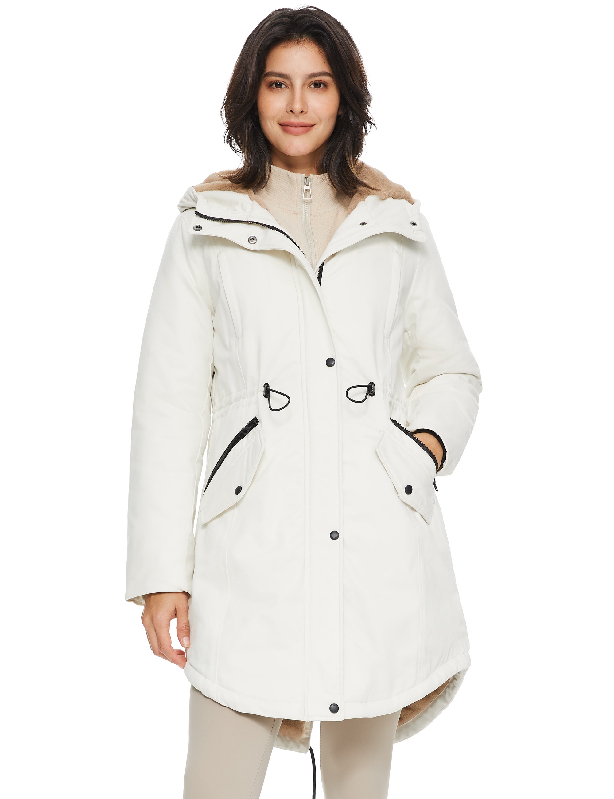 中綿ジャケット レディース アウター 冬コート ミリタリー 防寒服 オシャレコート カジュアル 通勤 防寒 無地 モッズコート