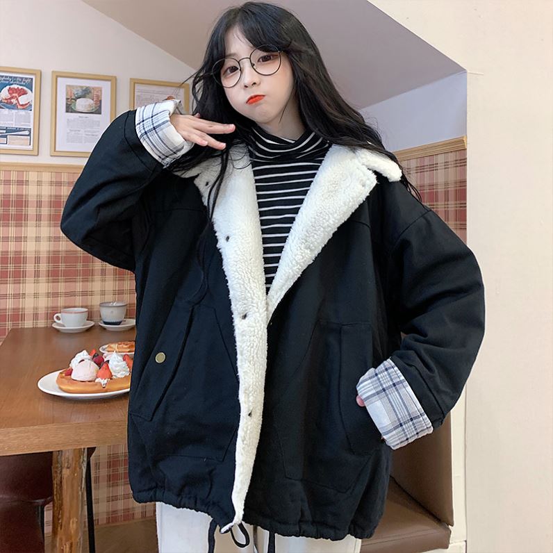 ムートンジャケット レディース ムートンコート 裏ボアジャケット 冬 裏起毛ジャケット フード付き 5,038円