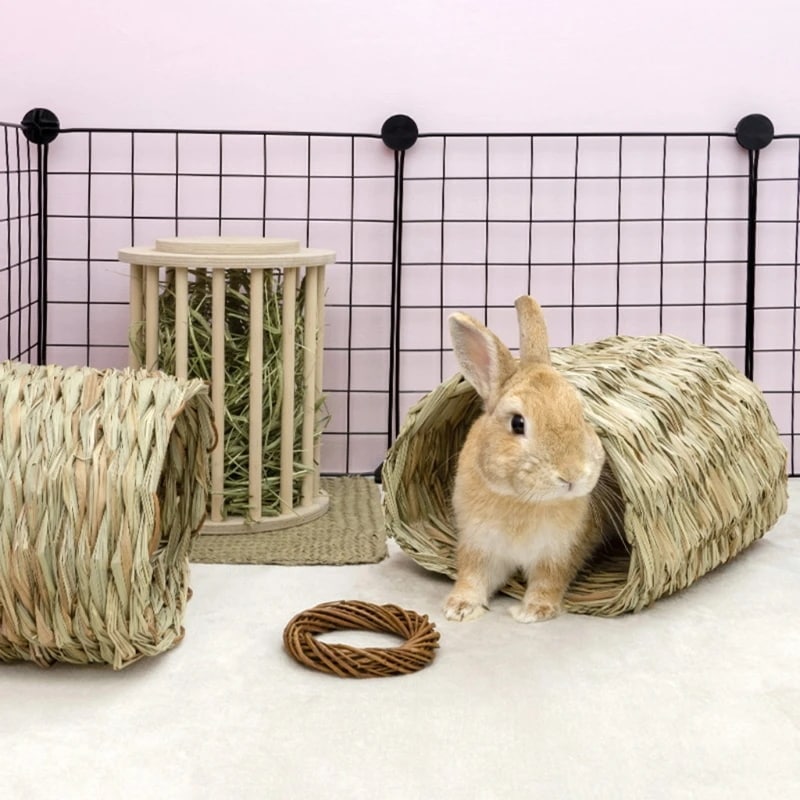 Bunny-動物用の布製トンネルハウス,小動物,巣,手首のうずまきおもちゃ,ギニアピッグ,オウム,ウサギ,e15d 5,292円