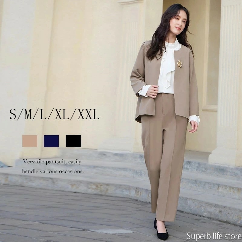 お値下げしましたスーツ レディース セレモニースーツ 入学式 ママスーツ 卒業式 スーツ 母 卒園式 入園式 服装 母親 結婚式 フォーマルスーツ パンツスーツ セットアップ 6,649円