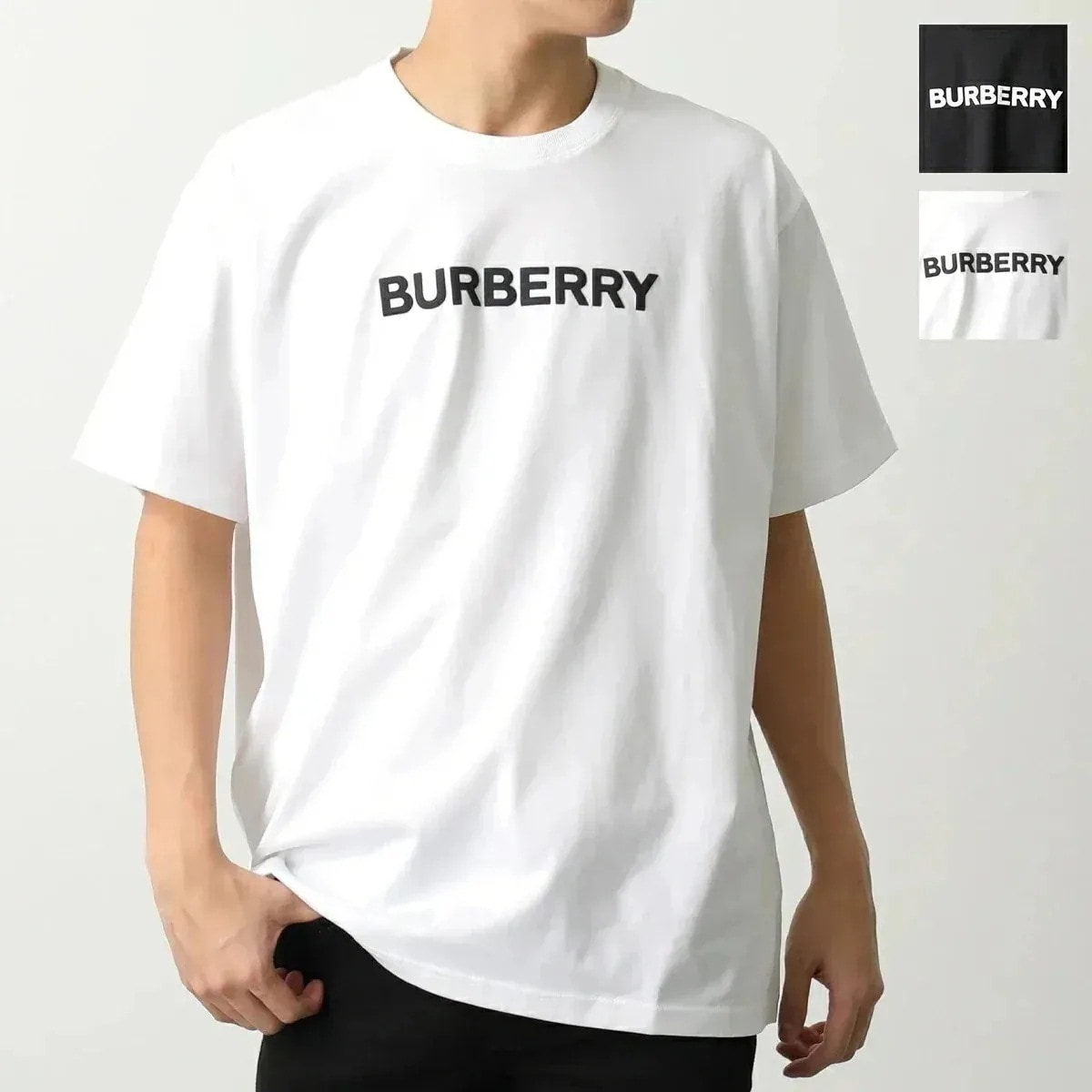 BURBERRY バーバリー 半袖 Tシャツ HARRISTON ハリソン 8055307 8055309 メンズ カットソー ロゴT オーバーサイズ クルーネ