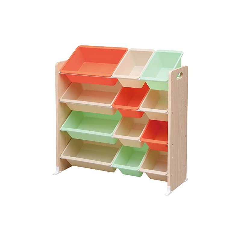 【即納】アイリスオーヤマ おもちゃ箱 キャロット 幅86.3奥行34.8高さ89.5cm キッズ トイハウスラック KTHR-412