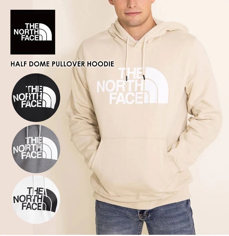 HALF DOME PULLOVER HOODIE NF0A7UNL フーディー ロゴ ブラック グレー メンズ レディース