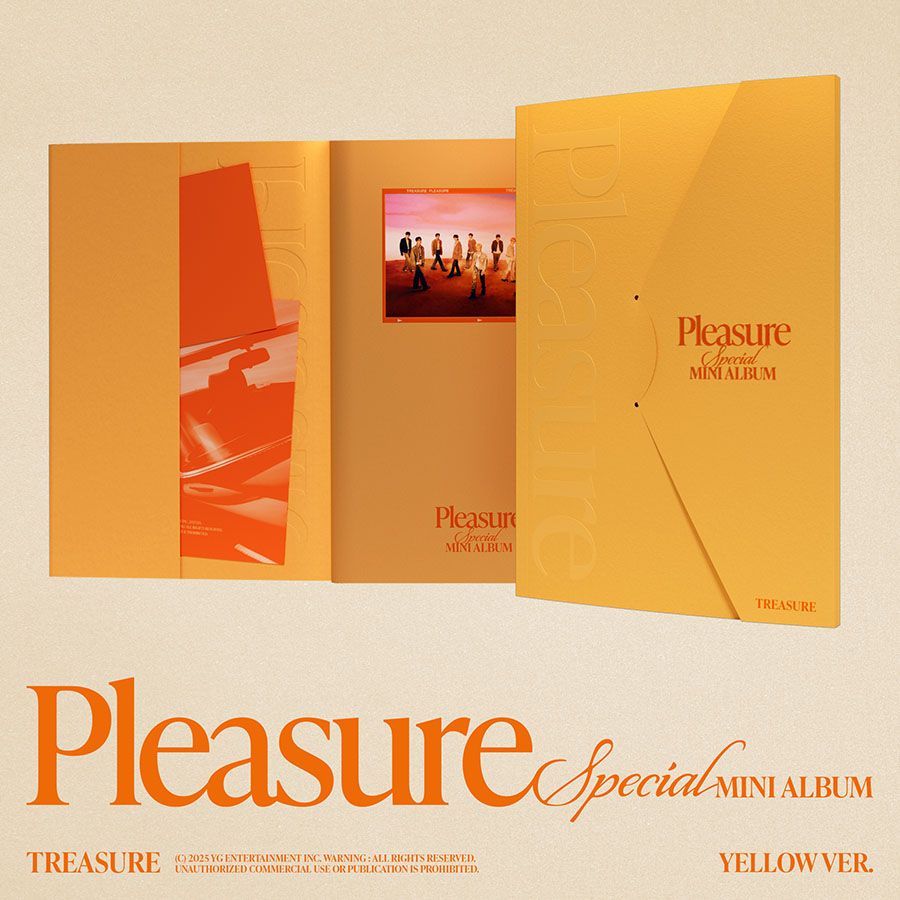 (未開封新品) トレジャー(TREASURE) - SPECIAL MINI ALBUM [PLEASURE] [YELLOW VER.]_特典終了