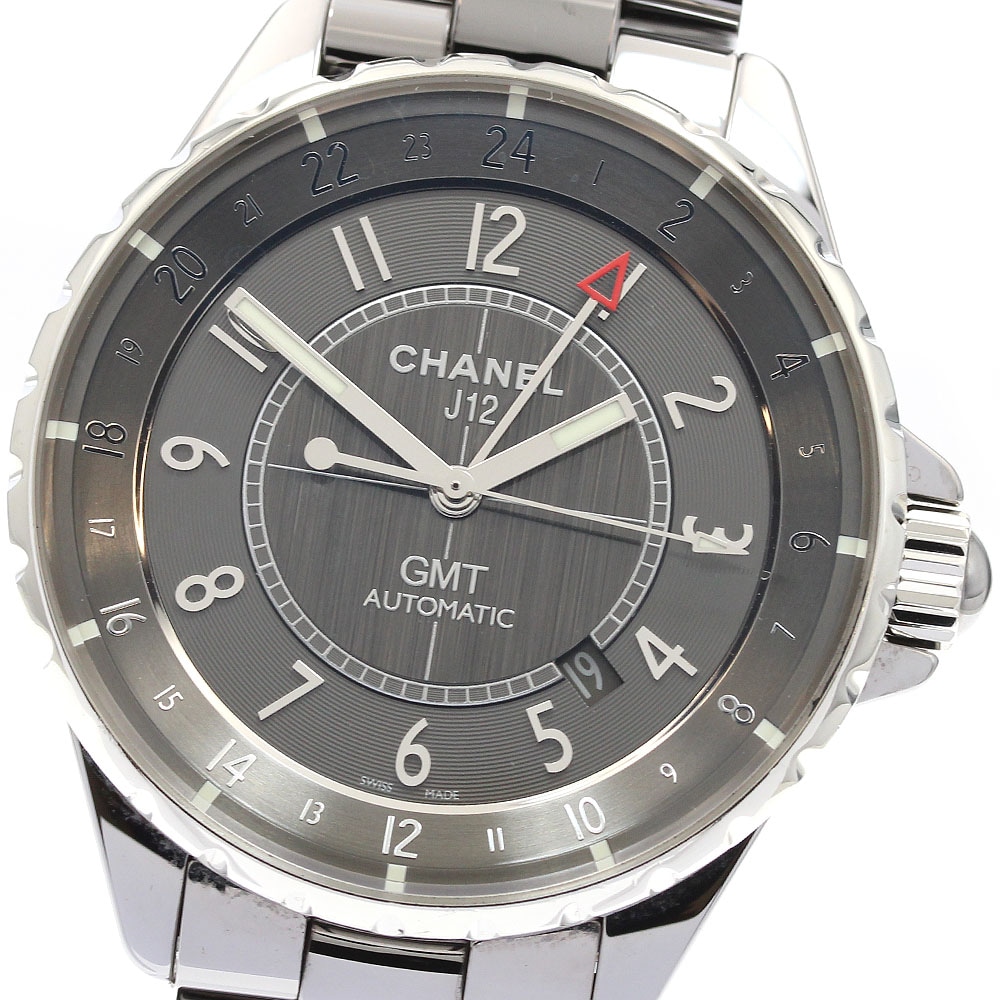 シャネル CHANEL H3099 クロマティック GMT デイト 自動巻き メンズ 良品 _908794【中古】