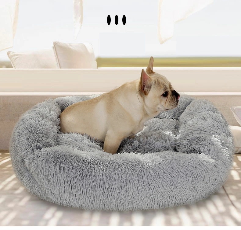 猫 ベッド 犬ベッド ふわふわ ラウンド型 ペットクッション 通年 滑り止め 防寒 暖かい 洗濯可能 子犬 猫用 サイズ選択可 カラー選択可