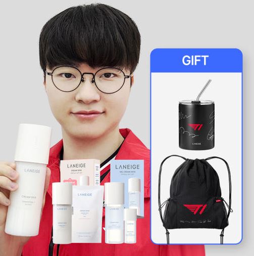 [T1コラボ限定セット] クリームスキン／ジェルクリームスキン 170ml ＋ T1スペシャルグッズ