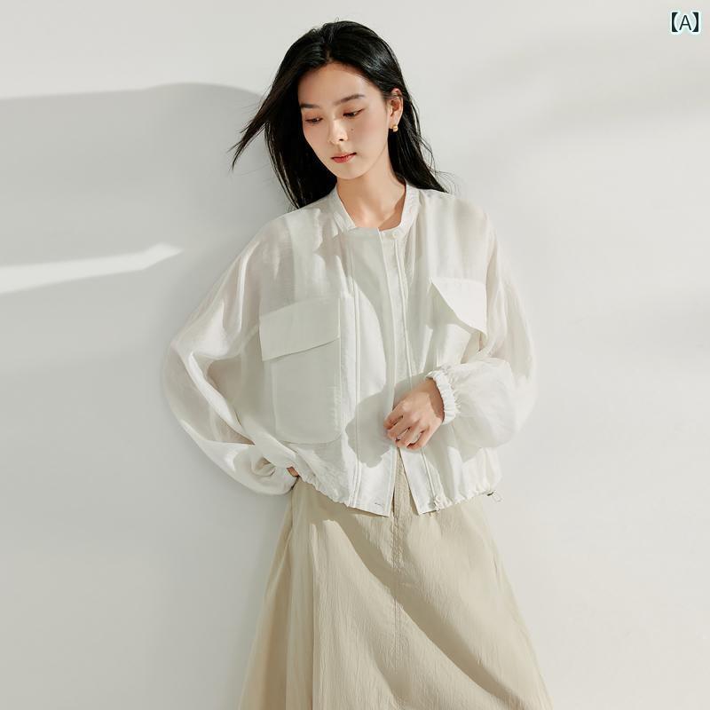 レディース　　シャツ　トップス リネン イン マン フレンチスタイル 薄手 日焼け防止 空調 シャツ レディース 2025 春 通勤 ショート ジャケット