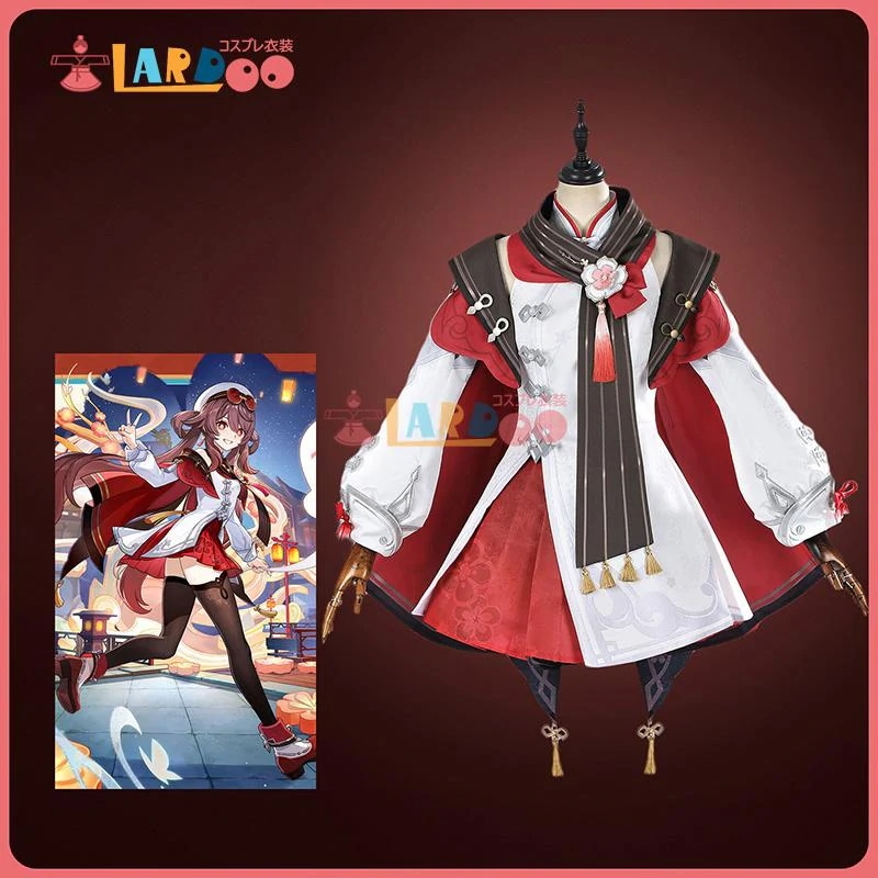原神 Genshin 璃月 胡桃-「残雪に咲く紅」 新コスチューム コスプレ衣装 cosplay1106