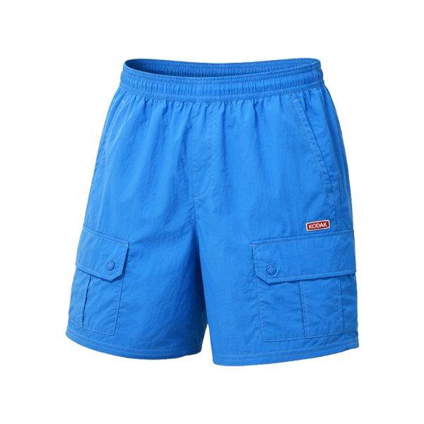 [テック価格89000ウォン] 男女共用 冷感 夏 軽量 3部 ポケット ハーフパンツ FM1K5223LHPU1-BLU