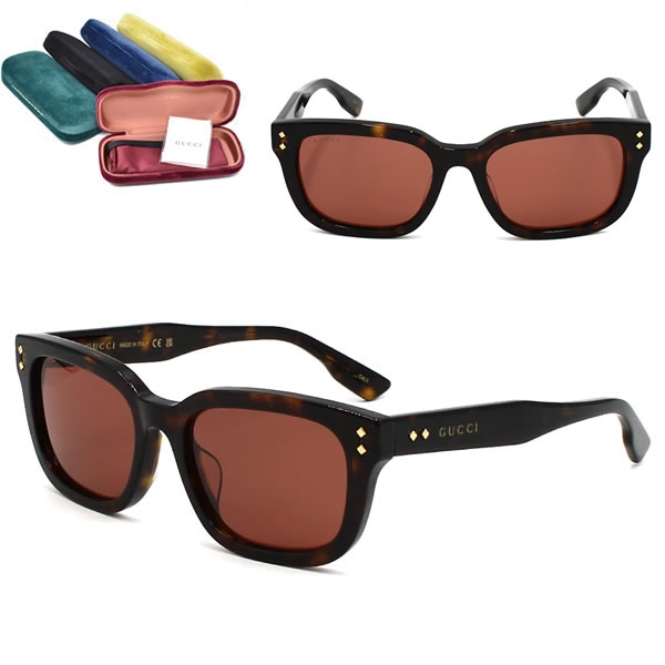 サングラス GG1605SK-002 サングラス アジアンフィット メンズ レディース ユニセックス ハバナ ブラウン