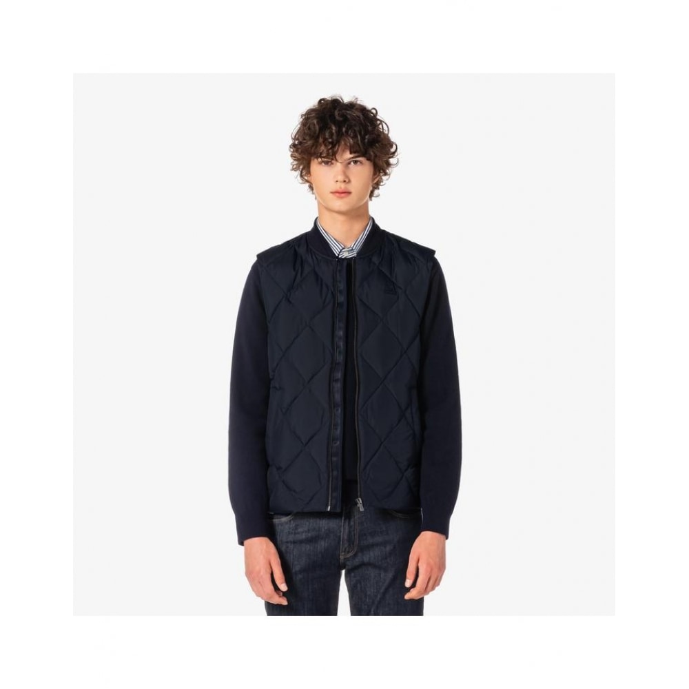 ラコステメンズダイヤモンドキルトダウンベスト BH282E-55N HDE