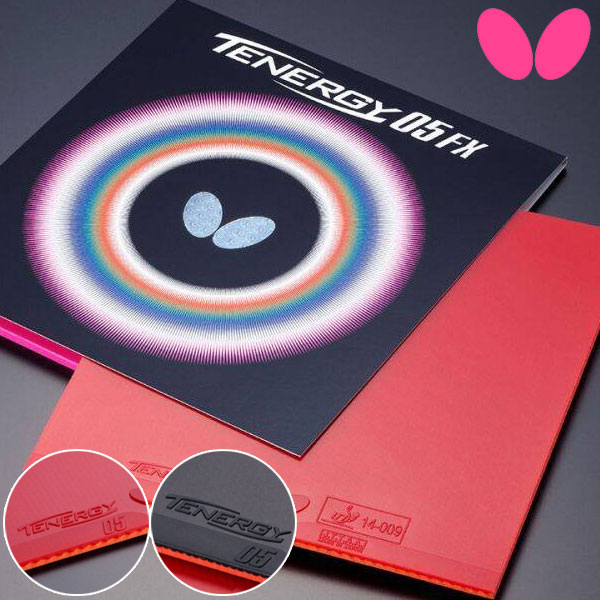 Butterfly バタフライ テナジー・05 FX 05900-006 レッド 05900-278 ブラック タマス卓球 ラバー「TKK」