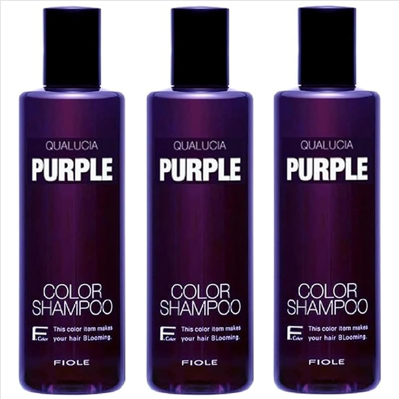 【3個セット】FIOLE フィヨーレ フィオーレ クオルシア カラーシャンプー パープル 250ml オリジナルショップカード付