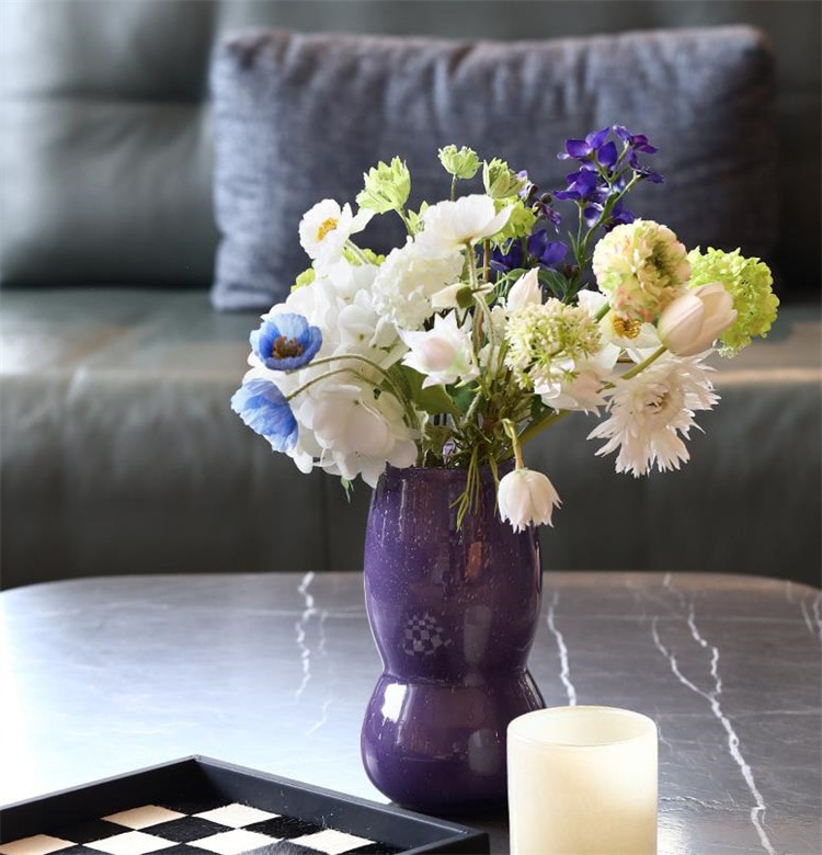 INSスタイル 瓢箪型 大人気 エレガント 気高い 個性 ガラスの花瓶 置物 家の置物 装飾品 水耕花瓶