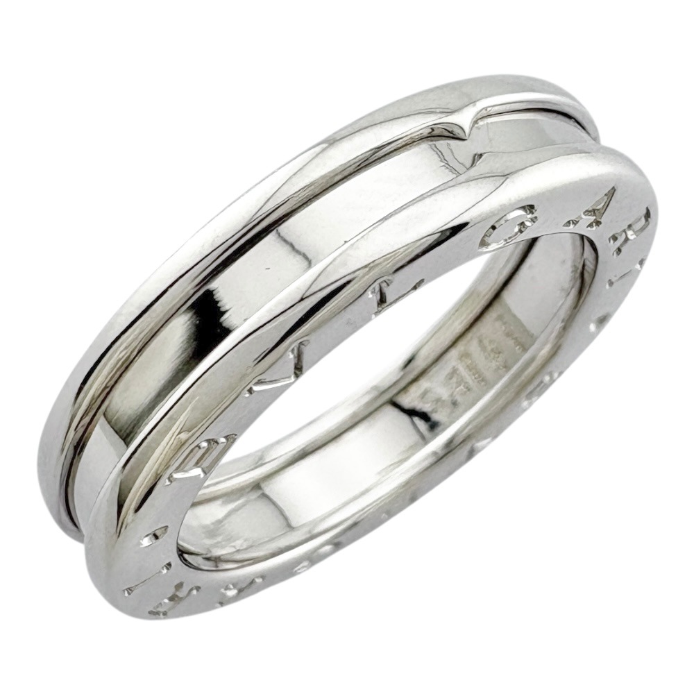 ブルガリ B-zero.1 1バンド リング 指輪 13号 18金 K18ホワイトゴールド BVLGARI 中古 美品