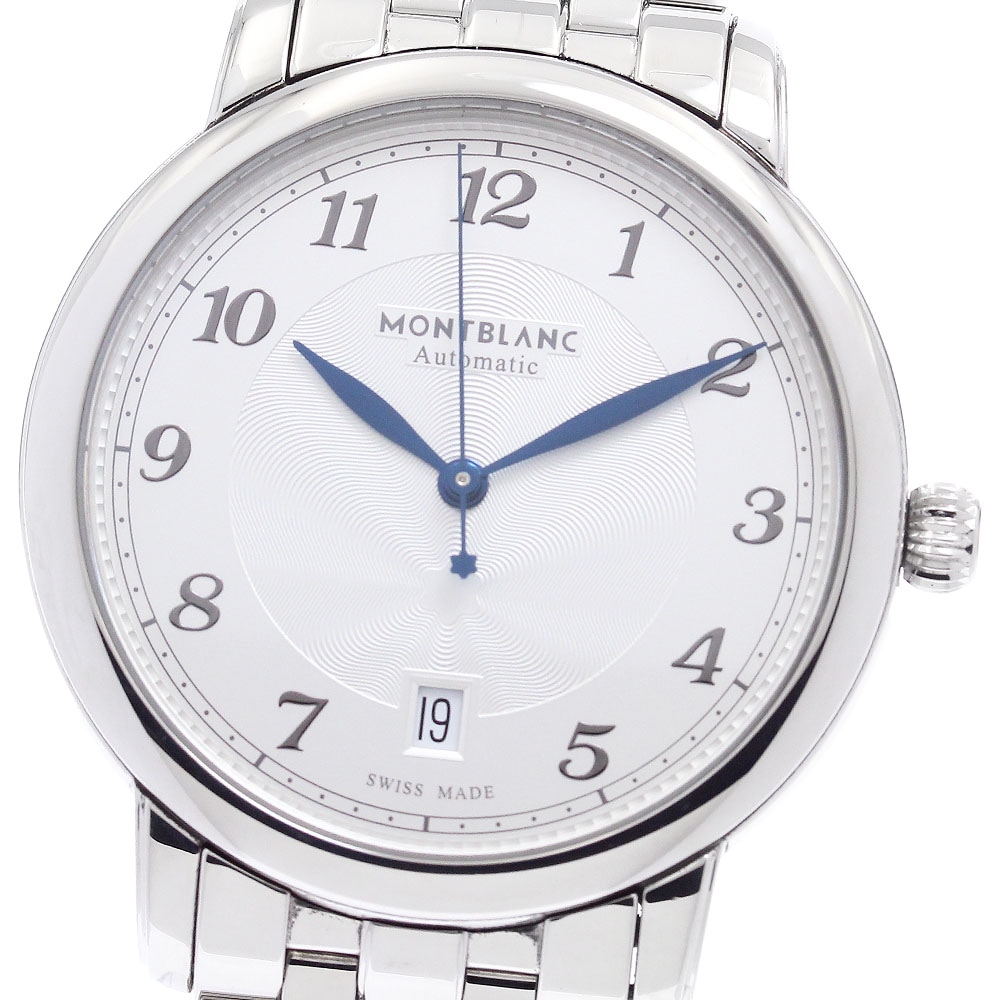 訳あり モンブラン MONTBLANC 117323 スター レガシー デイト 自動巻き メンズ 保証書付き_895069【中古】