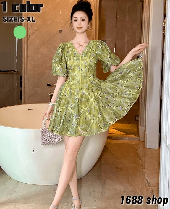 韓国ファッション 2025　ミニワンピース タイトワンピース 姫系ワンピース　フレアワンピース　シフォン　ワンピース インポート ミニ丈 エレガント　アシンメトリー シンプル パーティドレス 半袖 お