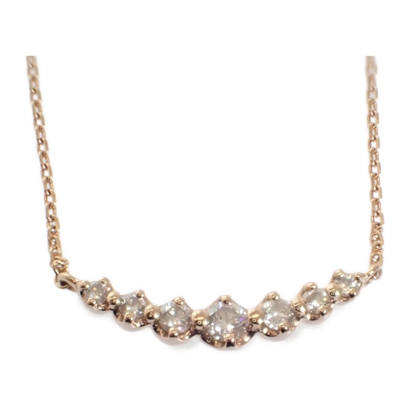 ペンダント 111631123101 ネックレス K18ピンクゴールド ダイヤモンド レディース【Aランク】