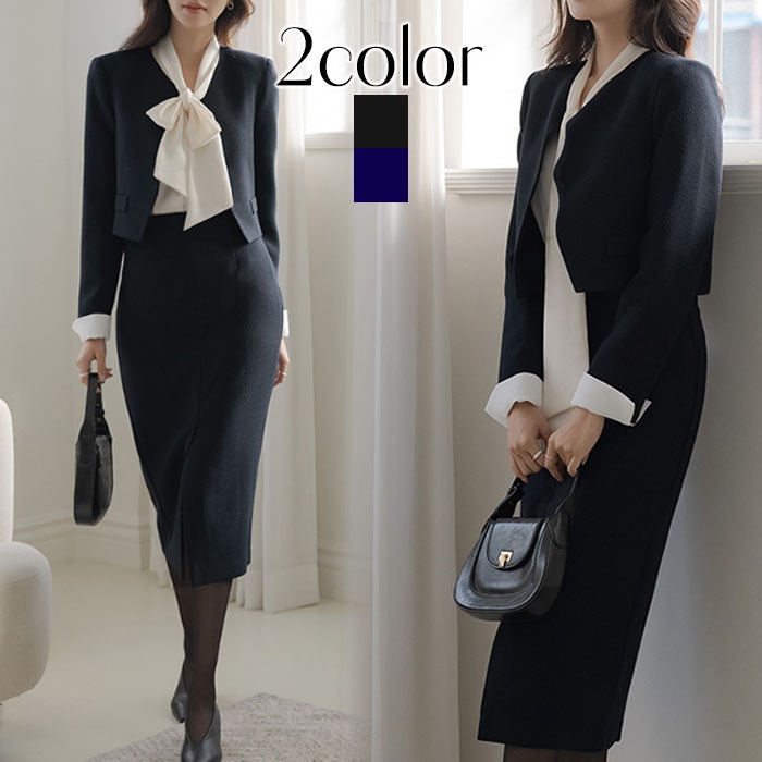 セットアップ レディース 結婚式 セレモニー 入園 入学 ツイード