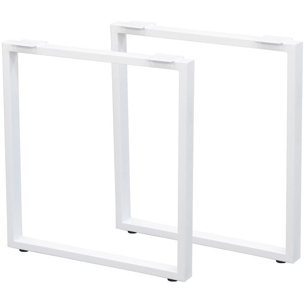 エイアイエス テーブルキッツ角枠脚ハイタイプ 2本組 TBK-665ST WH メーカー直送