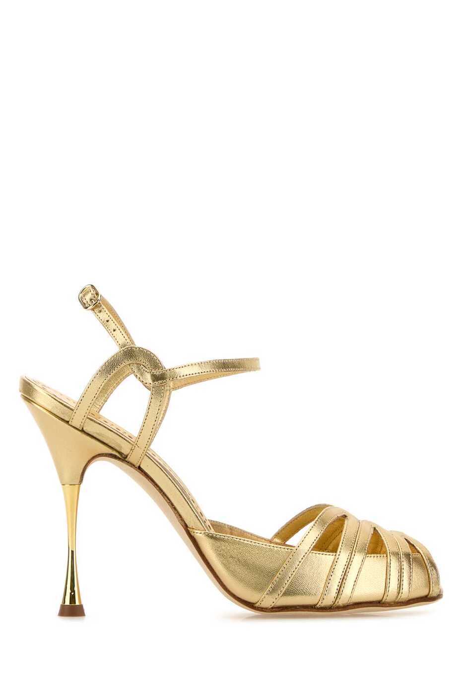 MAKANAK4241872 GOLD ゴールド 春夏2025 パンプス レディース ia