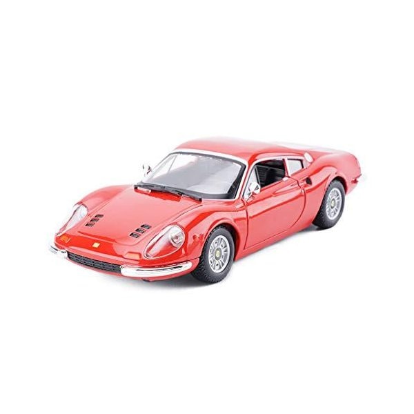 Yxsd Ferrari Dino 246 GT Sports Car Alloy Car Model Ornaments Die-casting Original Model Car Collect