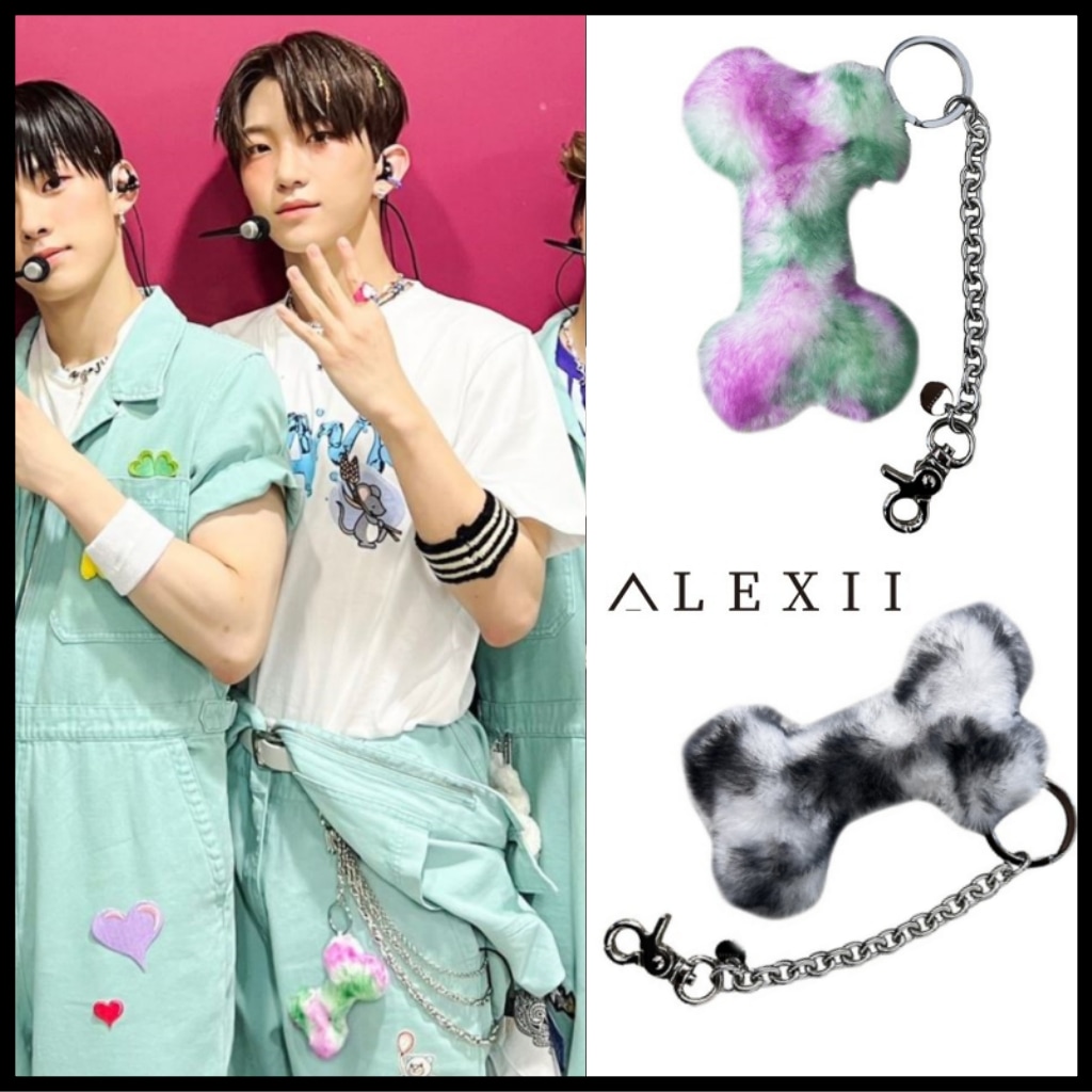 【ALEXII】 BONE KEYRING [TNX ソンジュン着用] BONE KEY RING キーリング キーホルダー THE NEW SIX