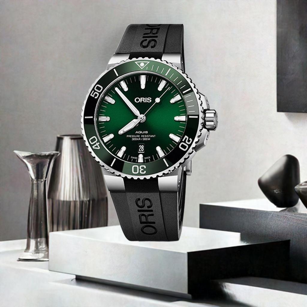 オリス腕時計 アクイス デイト メンズウォッチ ダイバーズ メンズ腕時計 733.7730.4157R 自動巻き ギフト 国内正規3年保証 父の日ギフト