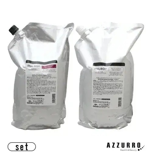 ミルボ　ン グローバルミルボ　ン リストラティブ シャンプー 2500ml トリートメント 2500g 詰め替え 合計2点セット【宅急便対応】【翌日着対応】