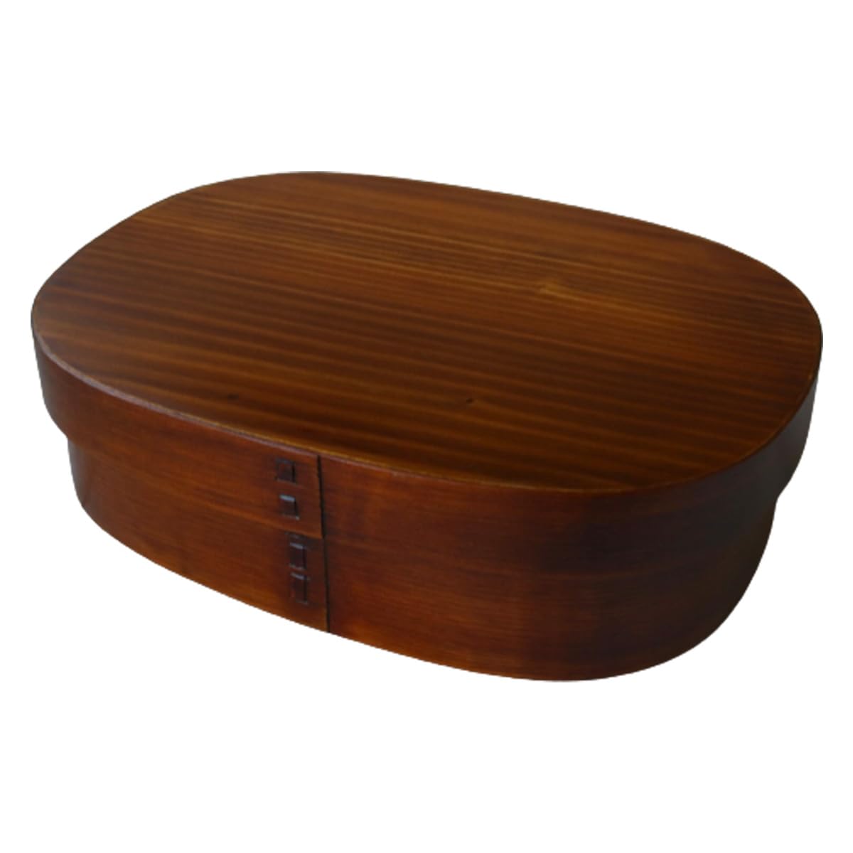 J-kitchens 曲げわっぱ 弁当箱 木製 特大 一段 弁当 漆 22cm × 16cm × 6cm 1200ml Current model