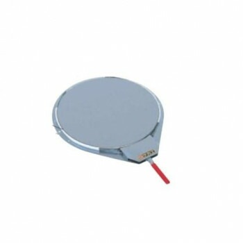 サカエ クルクル回転盤 メッキ 440x625x14mm バンド式ハンドストッパー付 KHM-410