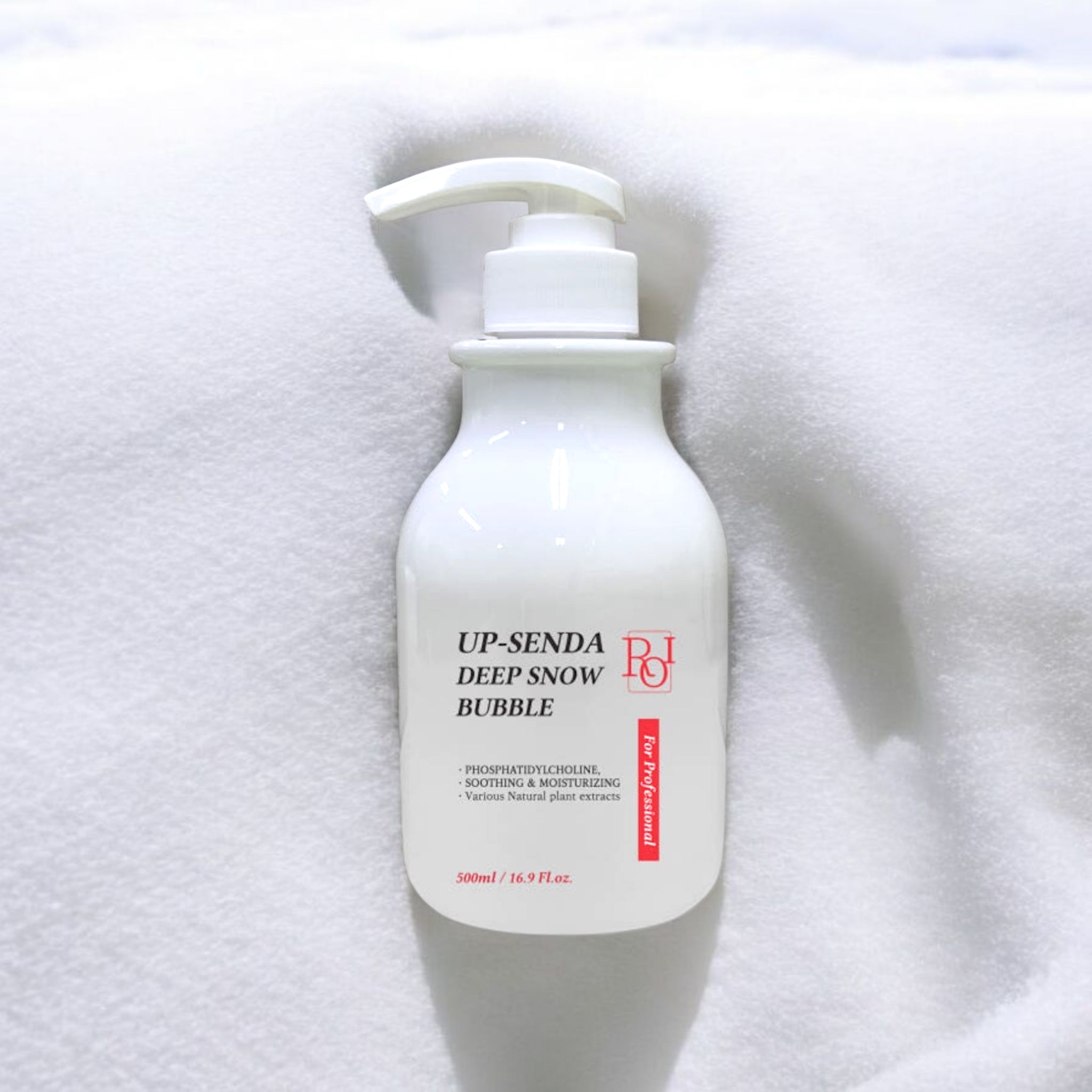 UP-SENDA DEEP SNOW BUBBLE 500ml, 毛穴の奥までディープクレンジング