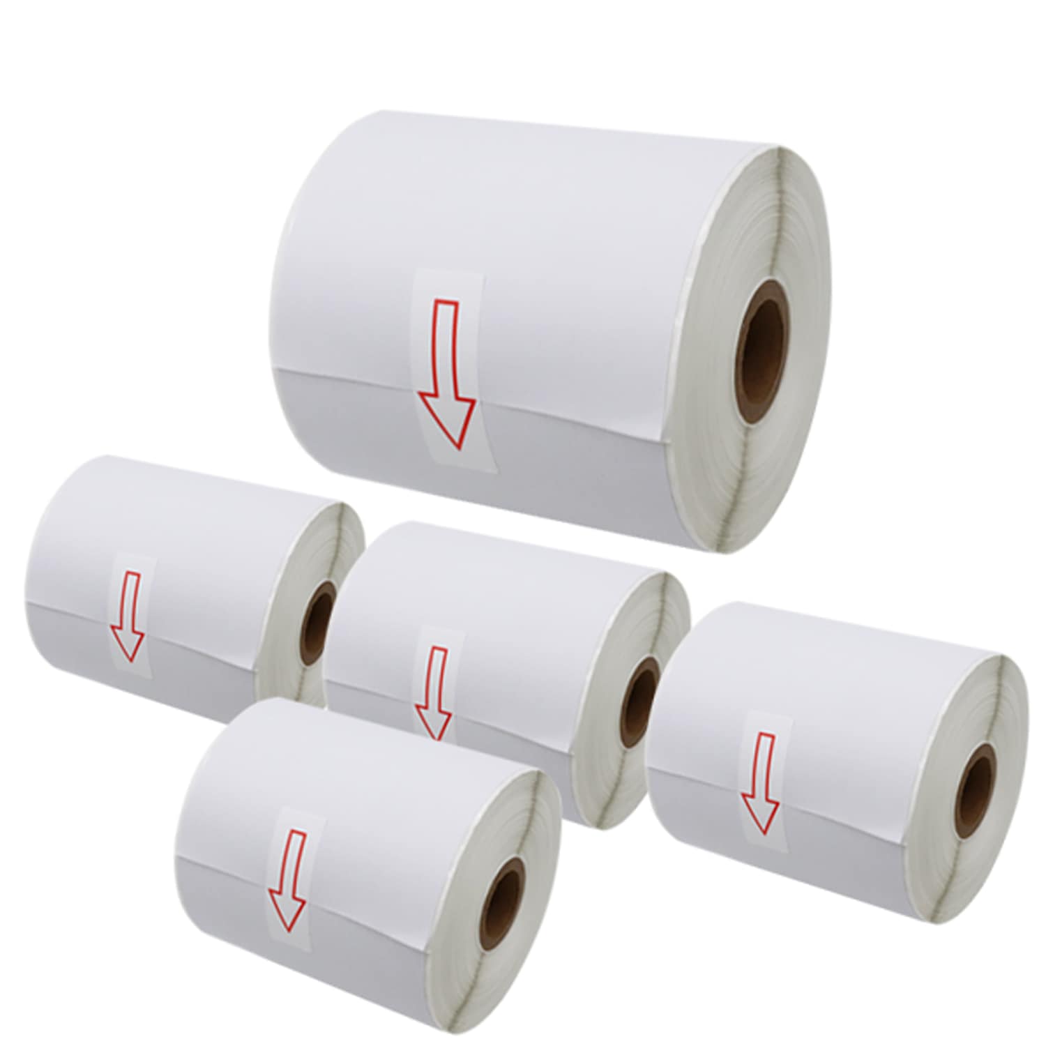 ブラザー用 RDロール 再剥離ラベル (感熱紙) RD-S06J4 互換品 102mm×44m 5個セット