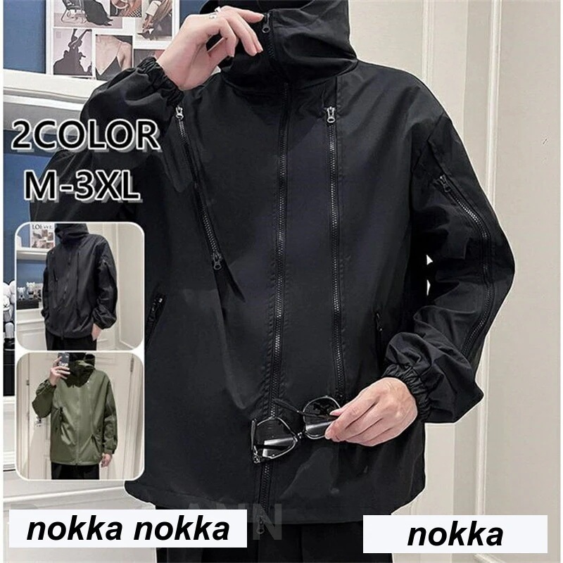 マウンテンパーカー メンズ 秋 ジャケット ウインドブレーカー ブルゾン ジャンパー フードジャケット