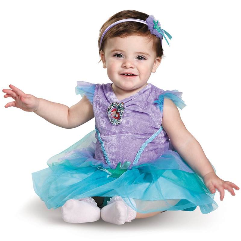 コスプレ 仮装 アリエル ベビー用 M (12-18mths) 【 コスプレ 衣装 ハロウィン 仮装 コスチューム 服 キッズ 子供 アニメ ディズニープリンセス グッズ 赤ちゃん メイド ベビー用品