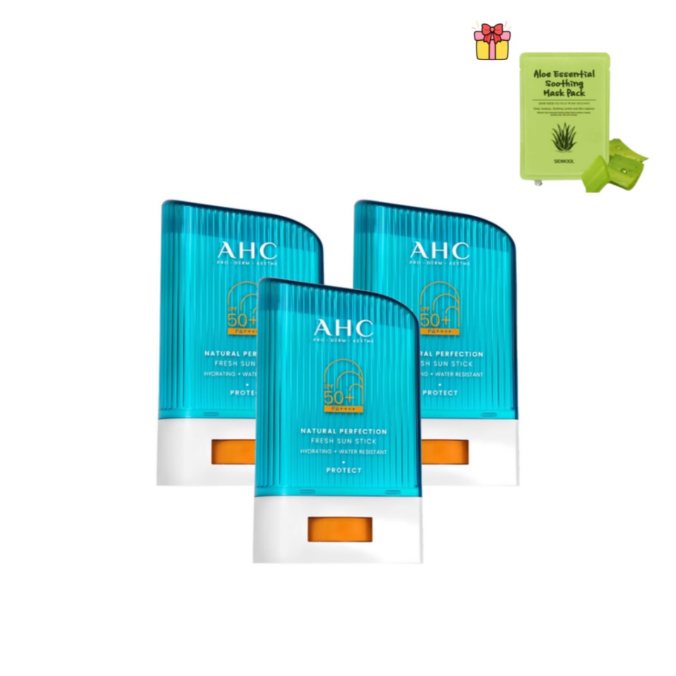 ナチュラルパーフェクション フレッシュサンスティック SPF50+ PA++++, 22g,3個