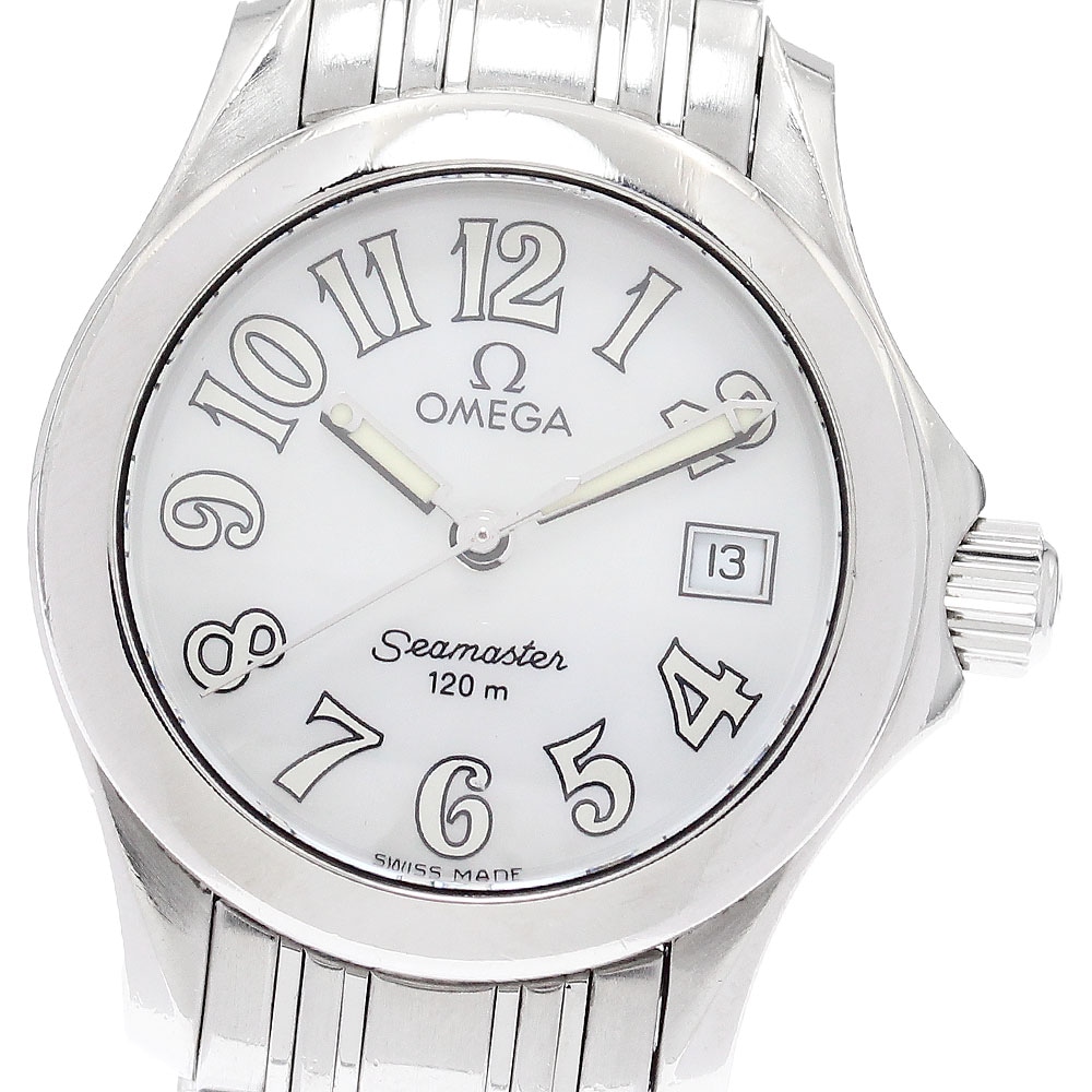 オメガ OMEGA 2581.70 シーマスター120 デイト クォーツ レディース _917639【中古】