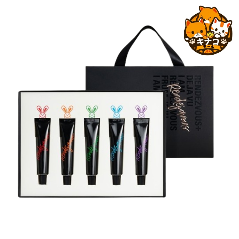 [iam rendejavous] ハンドクリーム ギフトセット(10ml X 5個)/ フォーレッドビザ / ラビアンカメリア / マグノリアパール / サルアラメール / テルアルマンダリン