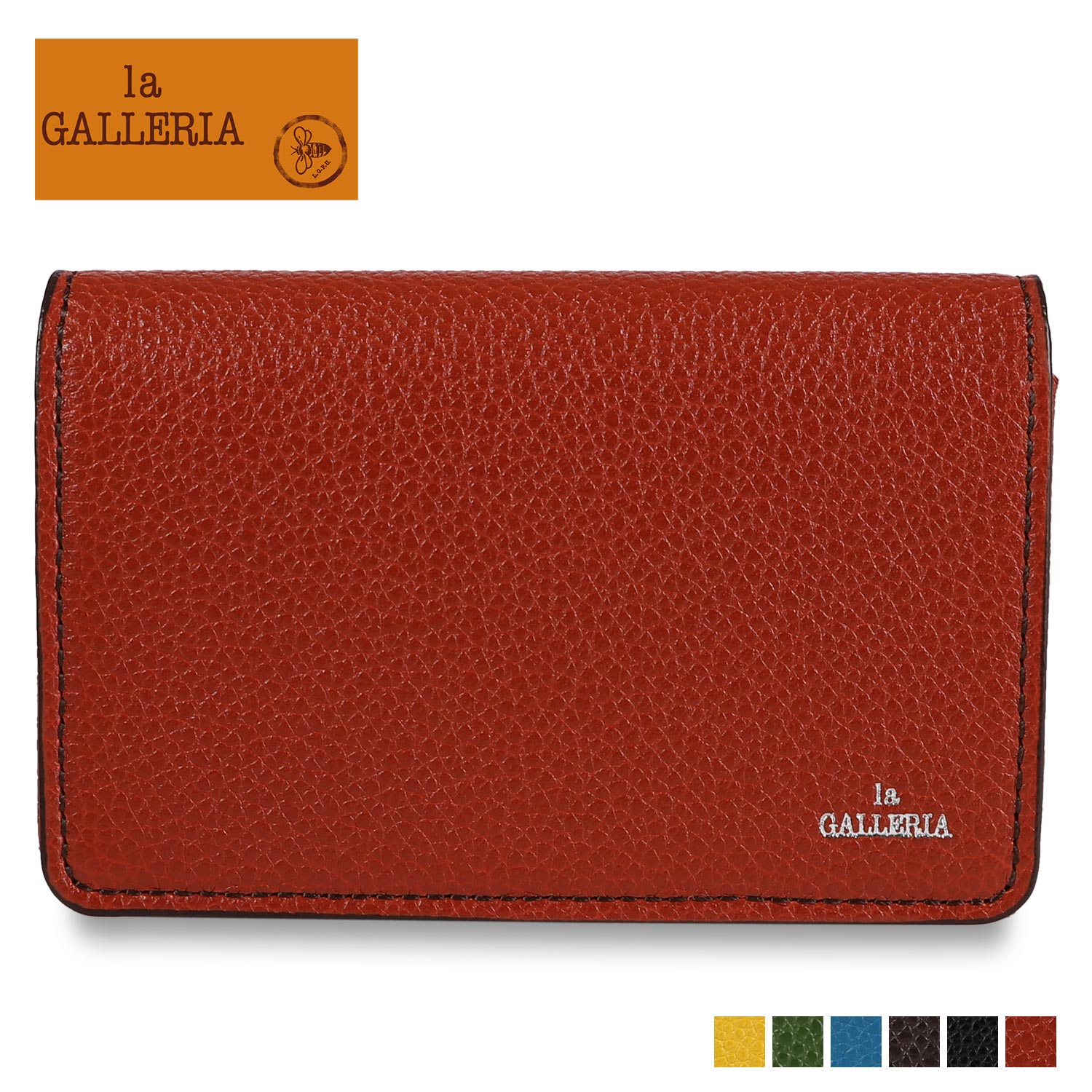 名刺入れ カードケース 二つ折り ジェネリコ メンズ 本革 GENERICO