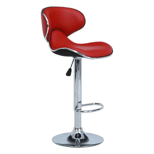 カウンターチェア シェル レッド SP-3041