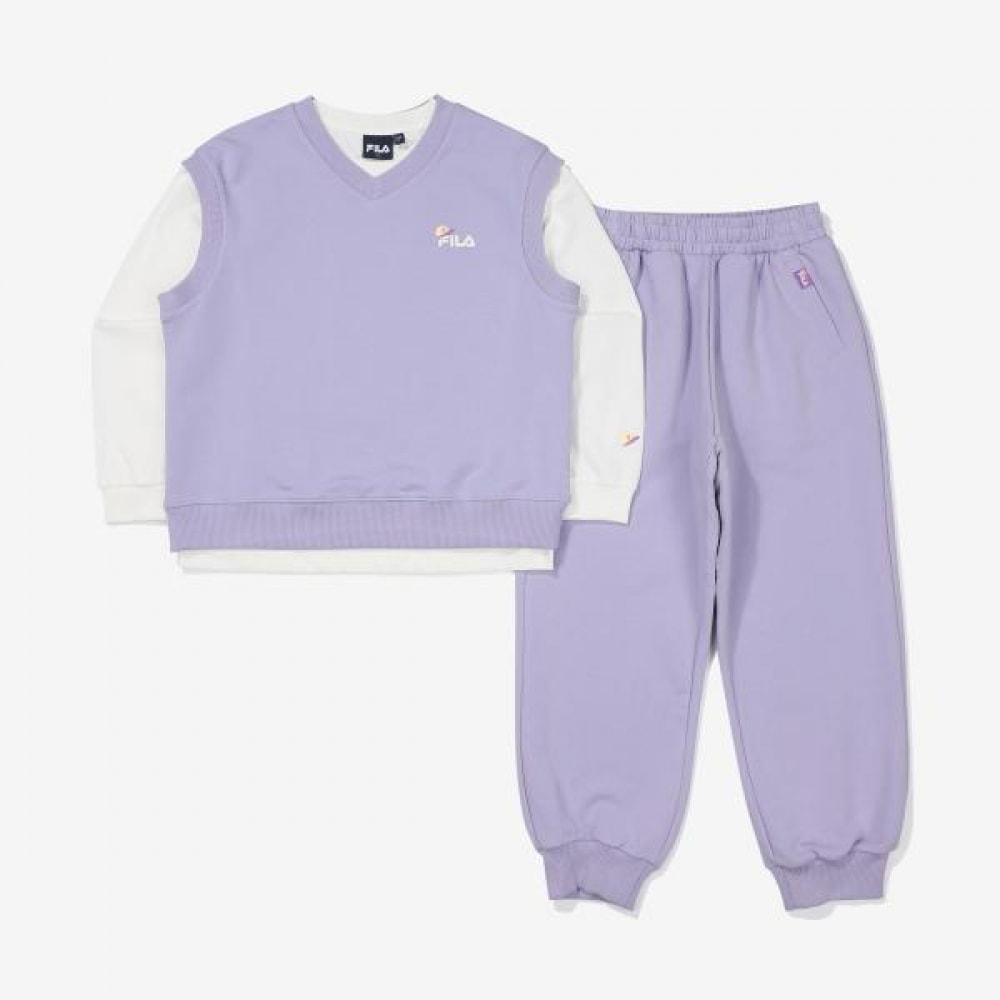 (フィラキッズ) ズリベストセット (FK2FSF3204X_DVI)