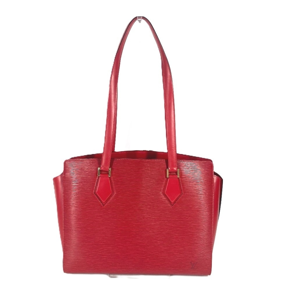 ショルダーバッグ M52427 デュプレックス エピ トートバッグ カバン 肩掛け エピレザー カスティリアンレッド レッド