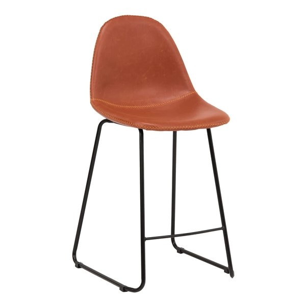 バーチェア 高さ93.5×座面高60cm ブラウン LC-4535BR