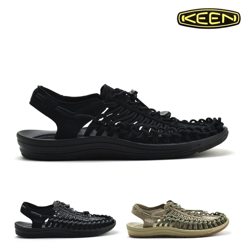 キーン KEEN ユニーク メンズ サンダル スポーツサンダル アウトドア ブラック グレー マグネット スチールグレー ティンバーウルフ プラザトープ UNEEK【keen-uneek-1】